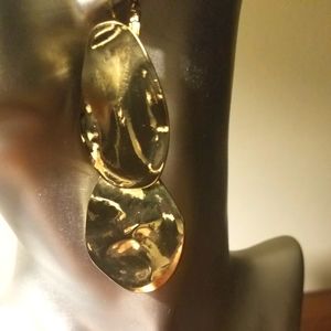 Gold plated earrings